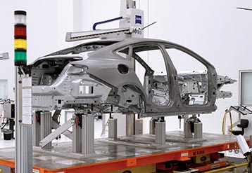 Automotive frame machine